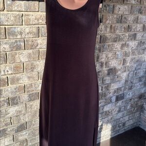 K Petite Sleeveless Midi Dress – Size 8P – Made in USA – Stretch Fit